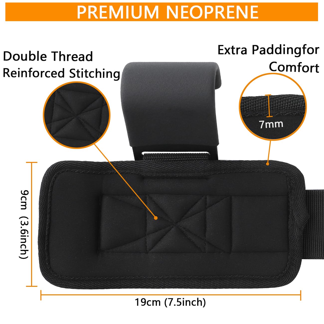 Amazon | LINSTER ウェイトリフティングフック (ペア)、幅 9cm